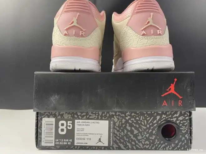 Rep Jordan Rust 3 (W) Retro Sail CK9246-116 Pink Air 0516